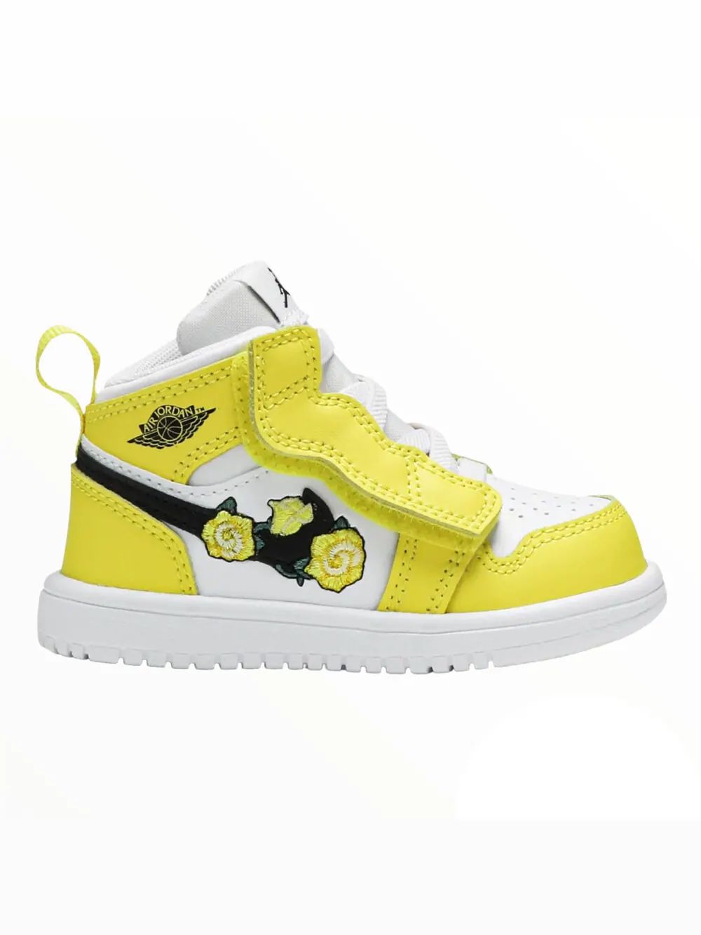 Кроссовки Nike Jordan 1 Mid ALT TD — изображение 1 из 1, желтый/белый