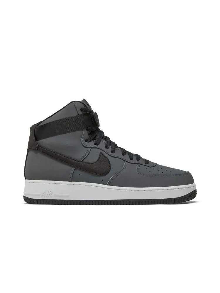 Кроссовки Nike Air Force 1 High '07 Strap 'Dark Grey' — изображение 2 из 9