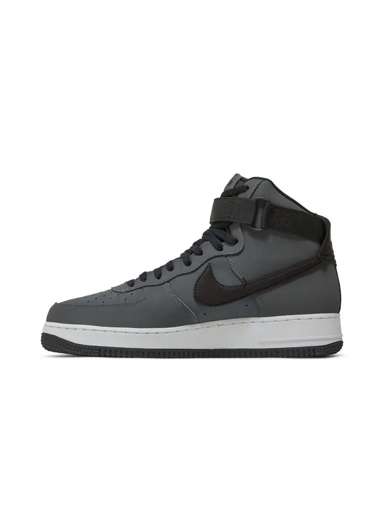 Кроссовки Nike Air Force 1 High '07 Strap 'Dark Grey' — изображение 4 из 9