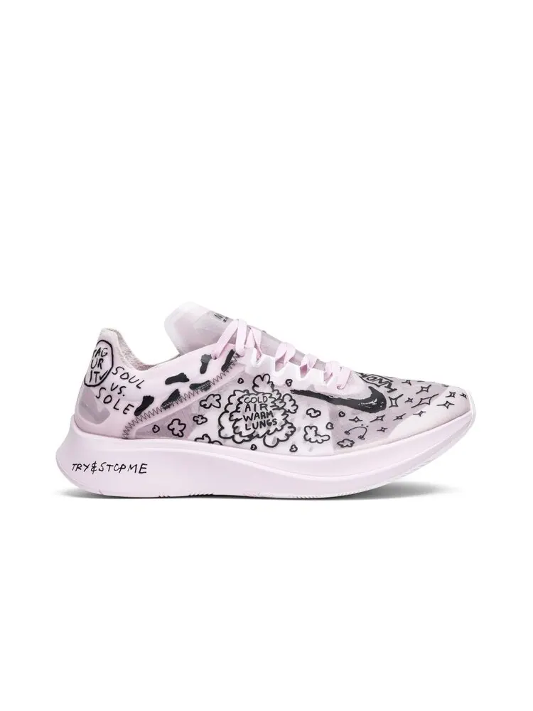 Кроссовки Nike Nathan Bell x Zoom Fly SP 'Doodles' — изображение 1 из 4, розовый