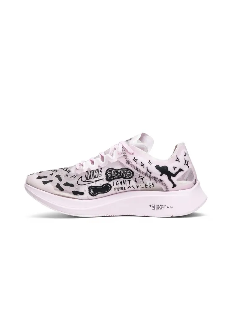 Кроссовки Nike Nathan Bell x Zoom Fly SP 'Doodles' — изображение 3 из 4, розовый