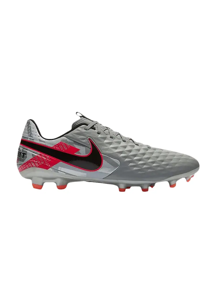 Кроссовки Tiempo Legend 8 Academy MG 'Metallic Grey Crimson' — изображение 1 из 1, металлик серый