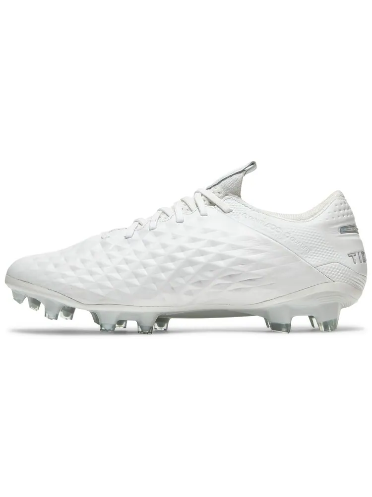 Кроссовки Nike Tiempo Legend 8 Elite FG 'White Platinum' — изображение 3 из 8, белый