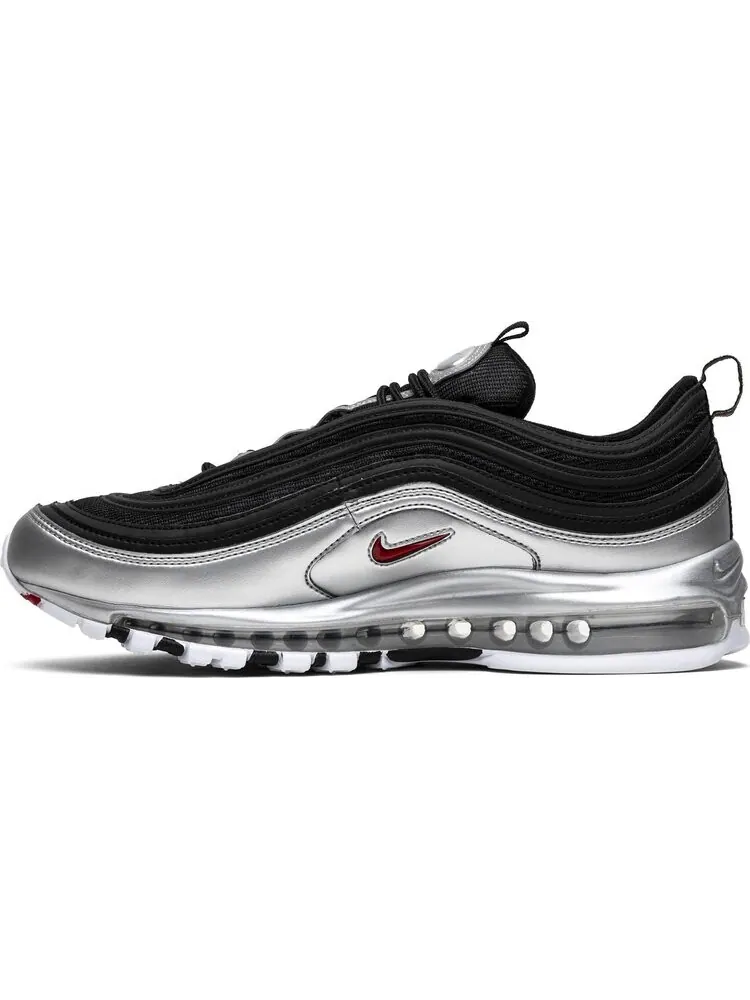 Кроссовки Nike Air Max 97 QS 'B-Sides Metallic Silver' — изображение 3 из 8, серебряный