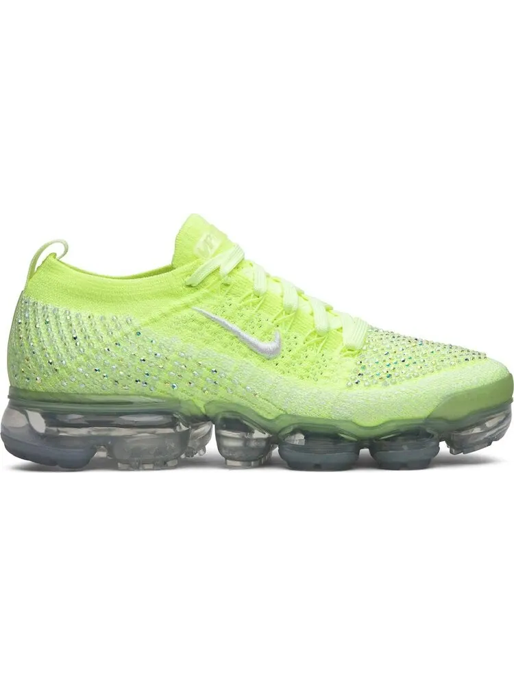Кроссовки Nike Swarovski x Wmns Air VaporMax 2.0 Flyknit 'Volt' — изображение 1 из 8, желтый