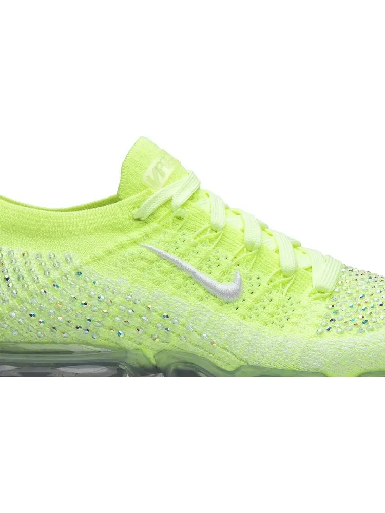 Кроссовки Nike Swarovski x Wmns Air VaporMax 2.0 Flyknit 'Volt' — изображение 2 из 8, желтый