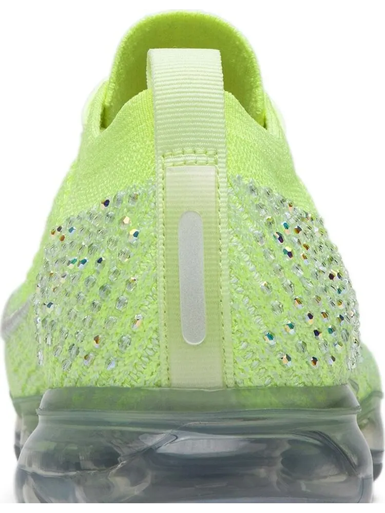 Кроссовки Nike Swarovski x Wmns Air VaporMax 2.0 Flyknit 'Volt' — изображение 7 из 8, желтый
