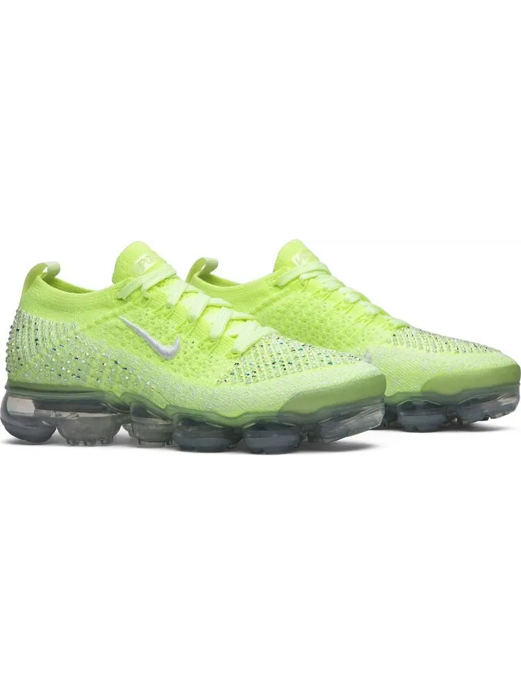 Кроссовки Nike Swarovski x Wmns Air VaporMax 2.0 Flyknit 'Volt' — изображение 8 из 8, желтый
