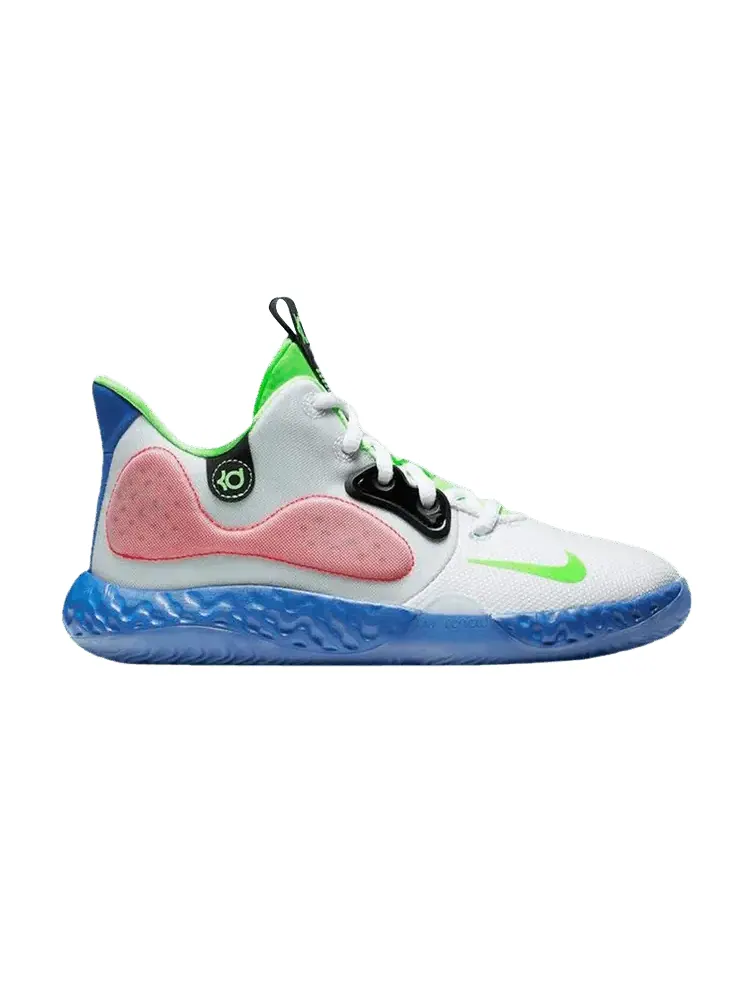 Кроссовки KD Trey 5 VII GS 'White Lime Royal' — изображение 1 из 1, белый