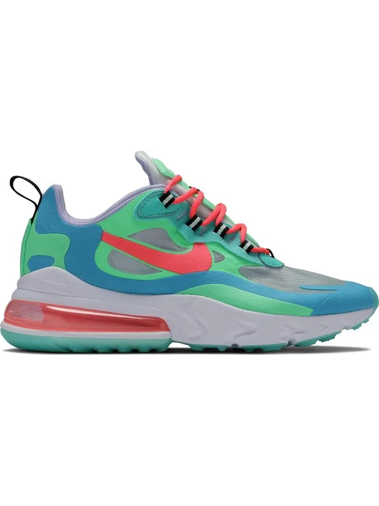 Кроссовки Nike Wmns Air Max 270 React 'Electro Green Lagoon' — изображение 1 из 8, зеленый