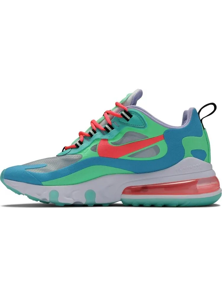 Кроссовки Nike Wmns Air Max 270 React 'Electro Green Lagoon' — изображение 3 из 8, зеленый