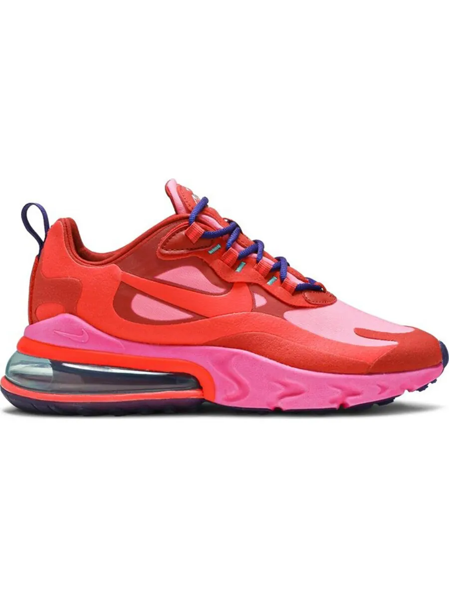 Кроссовки Nike Wmns Air Max 270 React 'Mystic Red Pink Blast' — изображение 1 из 4, красный/мультиколор