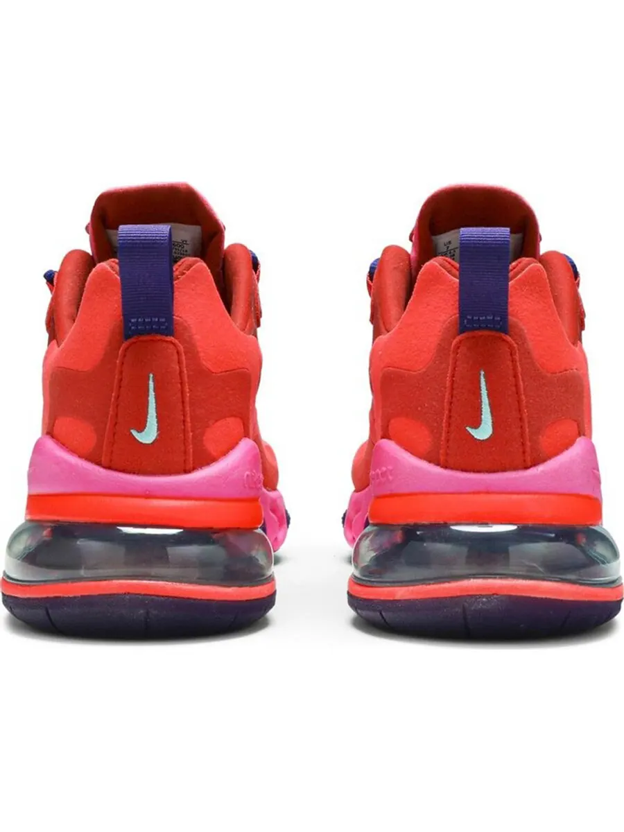 Кроссовки Nike Wmns Air Max 270 React 'Mystic Red Pink Blast' — изображение 3 из 4, красный/мультиколор