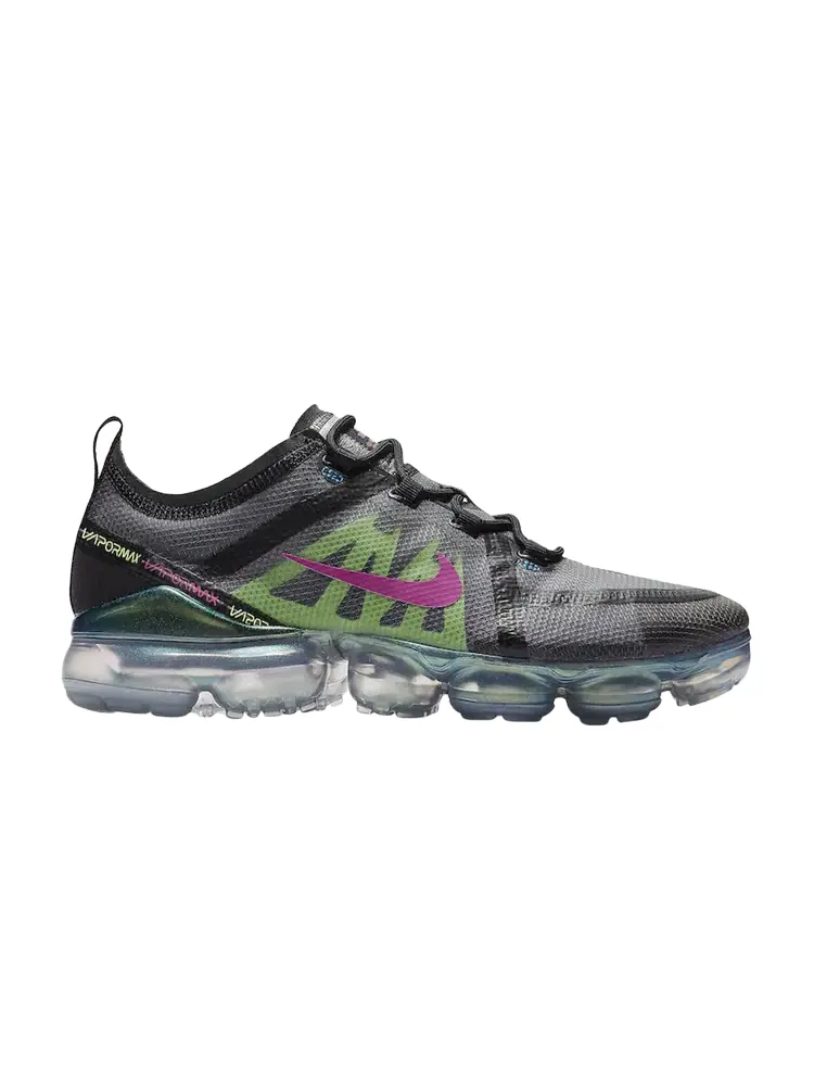 Кроссовки Nike Air VaporMax 2019 PRM 'Fuchsia Lime' — изображение 1 из 1, черный