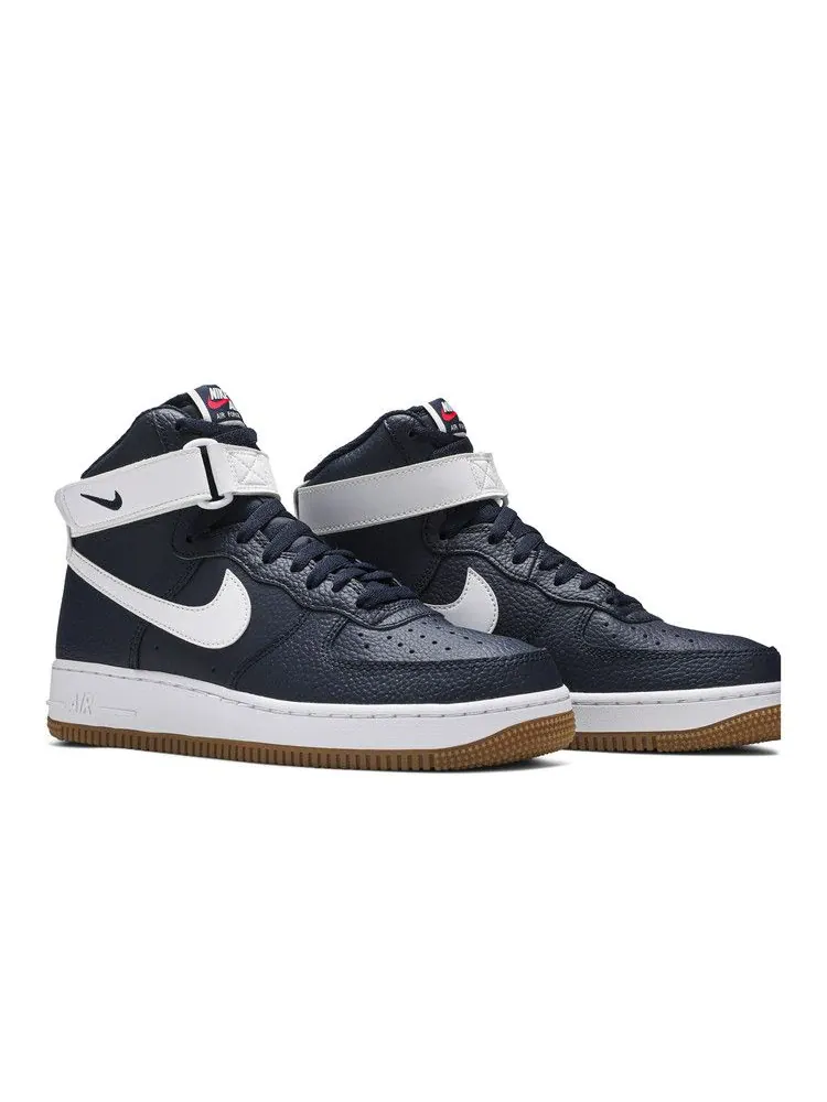 Кроссовки Nike Air Force 1 High 'Obsidian' — изображение 9 из 9, красный/белый/белый