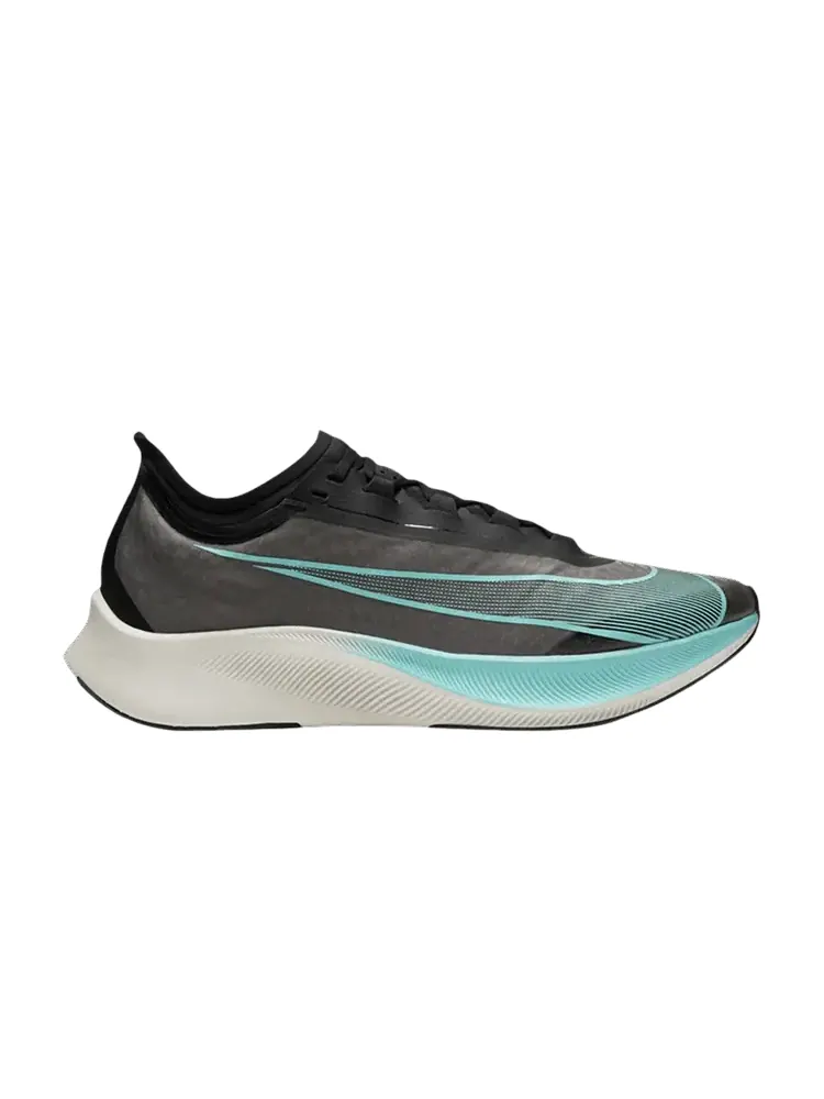 Кроссовки Zoom Fly 3 'Black Aurora Green' — изображение 1 из 1, черный зеленый