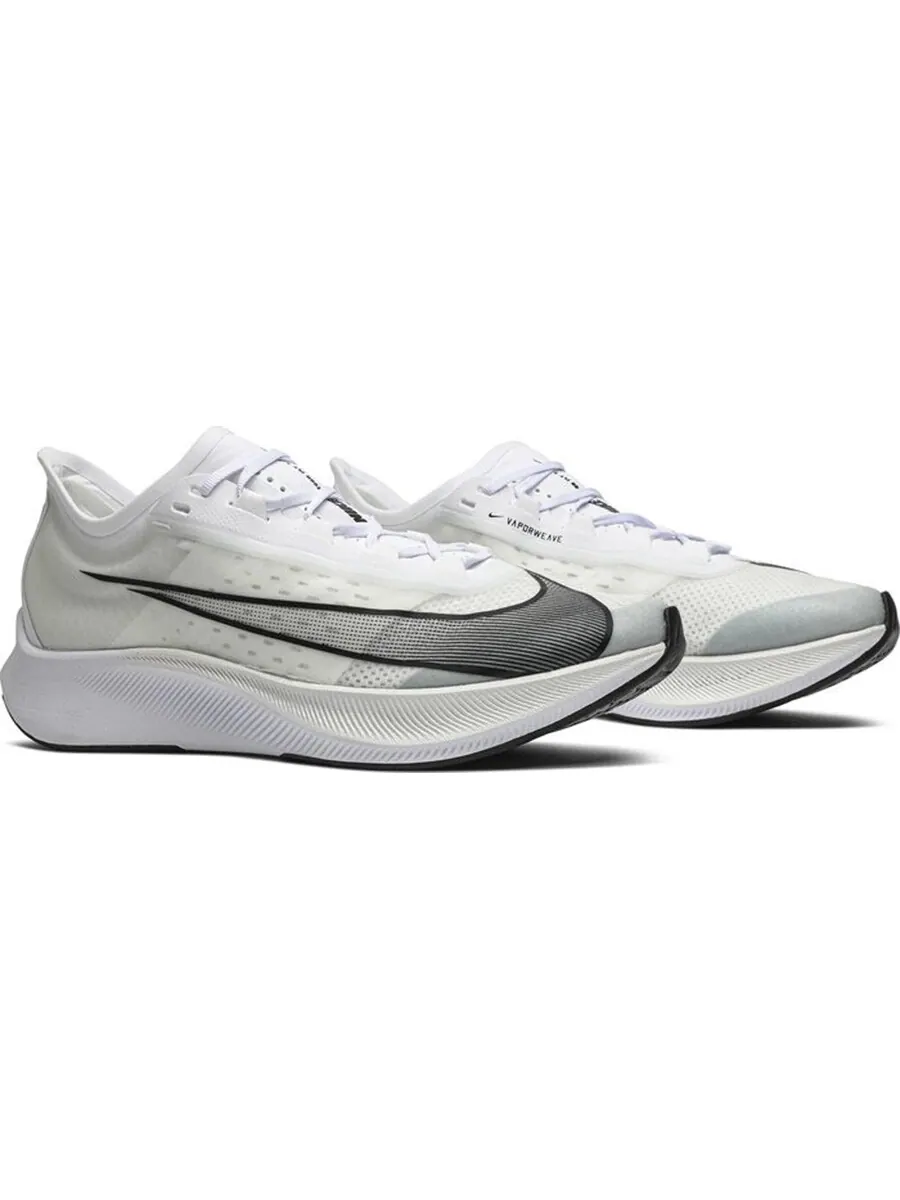 Кроссовки Nike Zoom Fly 3 — изображение 2 из 4, белый/серый/черный