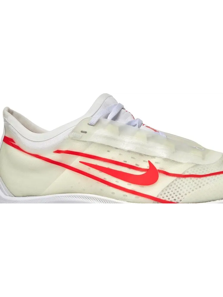 Кроссовки Nike Wmns Zoom Fly 3 'White Laser Crimson' — изображение 2 из 8, белый