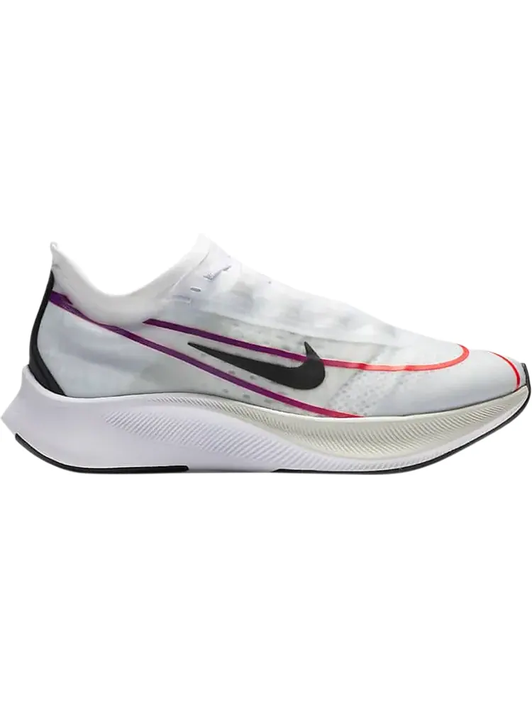 Кроссовки Nike Wmns Zoom Fly 3 'White Violet Crimson' — изображение 1 из 1, белый