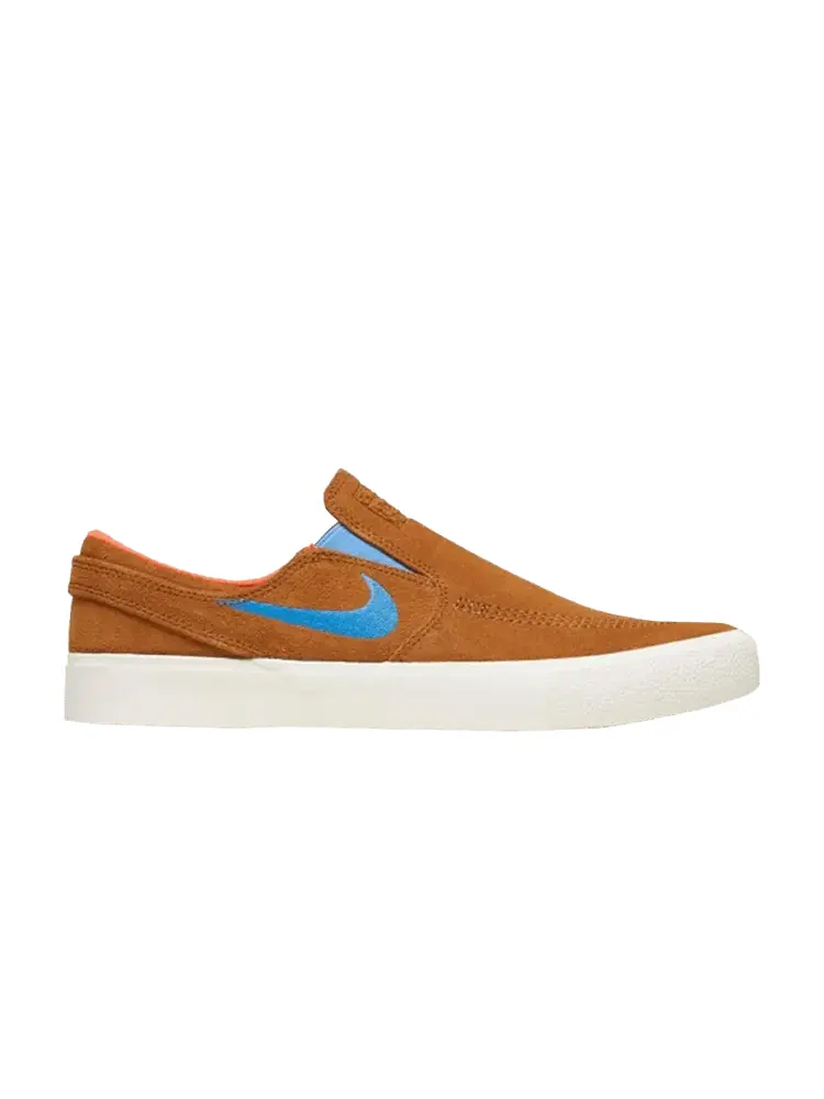 Кроссовки Zoom Janoski Slip RM SB 'Tan Blue' — изображение 1 из 1, бежевый синий