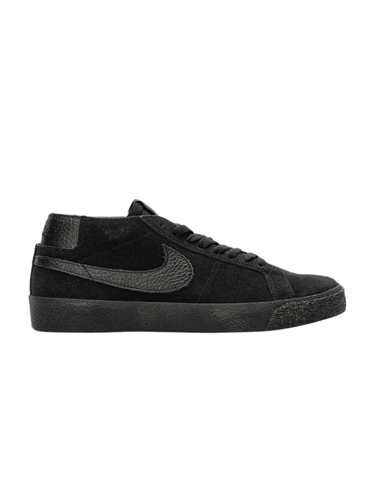 Кеды Nike Zoom Blazer SB Chukka 'Triple Black' — изображение 1 из 1, черный/черный