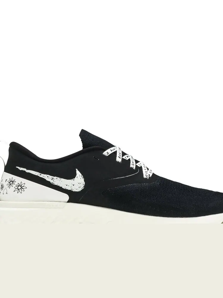 Кроссовки Nike Nathan Bell x Odyssey React Flyknit 2 'Doodles' — изображение 2 из 4, черный