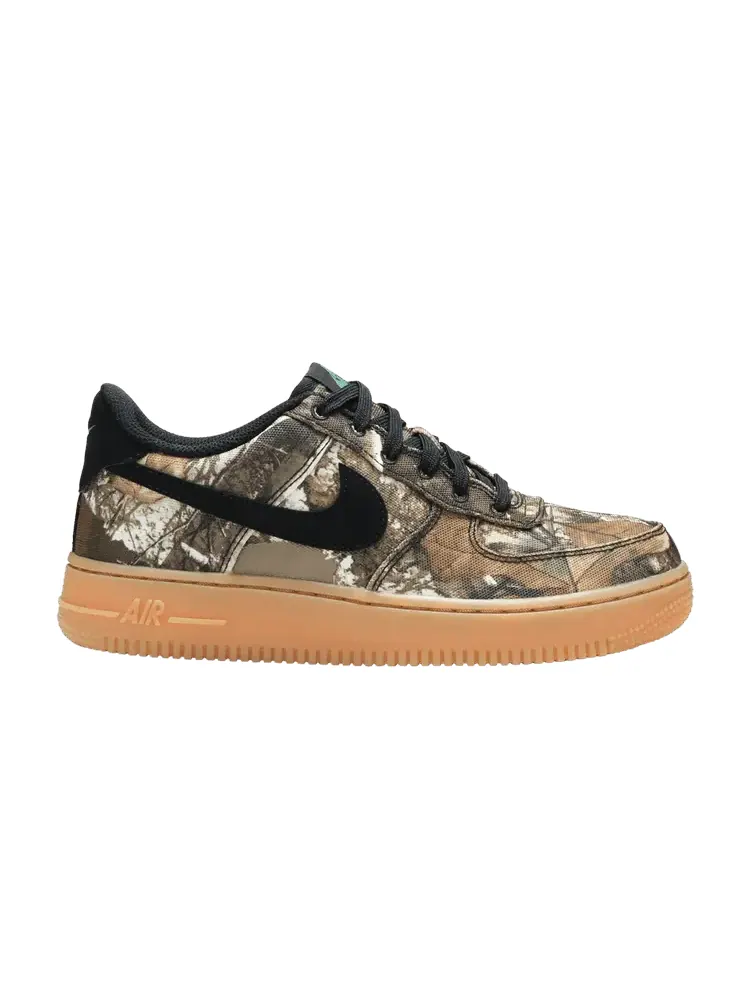 Кроссовки Nike Air Force 1 LV8 3 GS 'Woodland' — изображение 1 из 9, черный/черный
