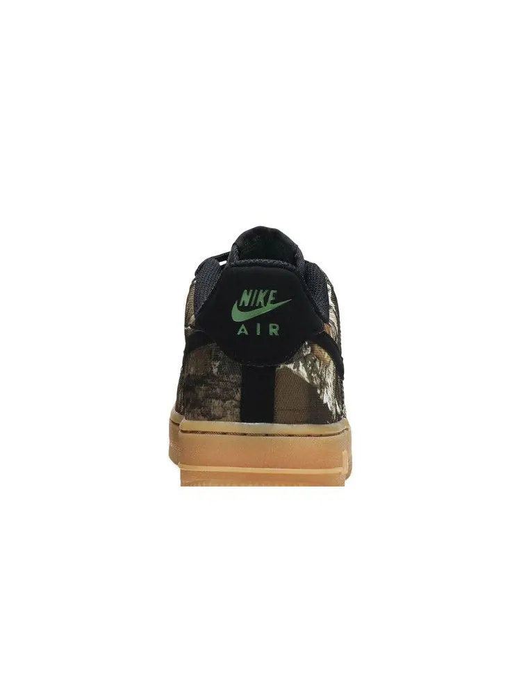 Кроссовки Nike Air Force 1 LV8 3 GS 'Woodland' — изображение 8 из 9, черный/черный