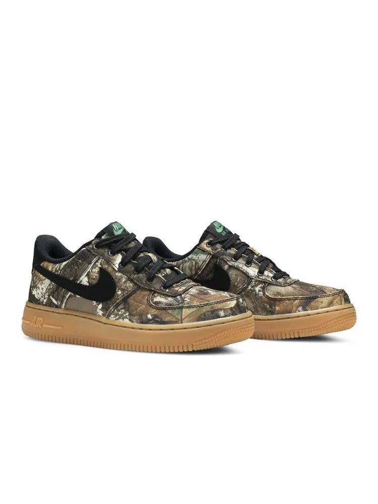 Кроссовки Nike Air Force 1 LV8 3 GS 'Woodland' — изображение 9 из 9, черный/черный