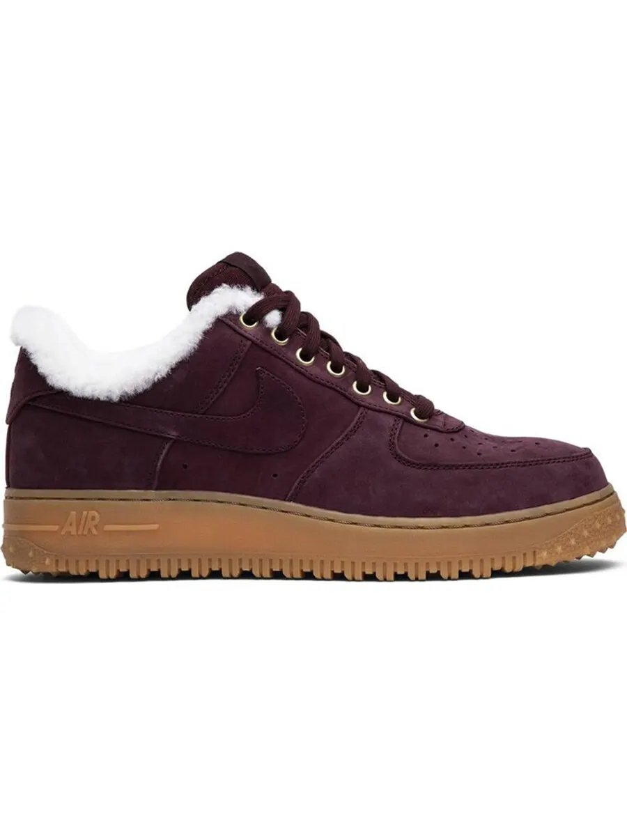 Кроссовки Nike Air Force 1 Premium Winter 'Burgundy Crush' — изображение 1 из 4