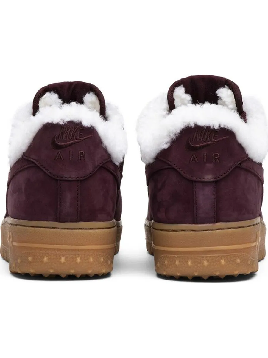 Кроссовки Nike Air Force 1 Premium Winter 'Burgundy Crush' — изображение 3 из 4