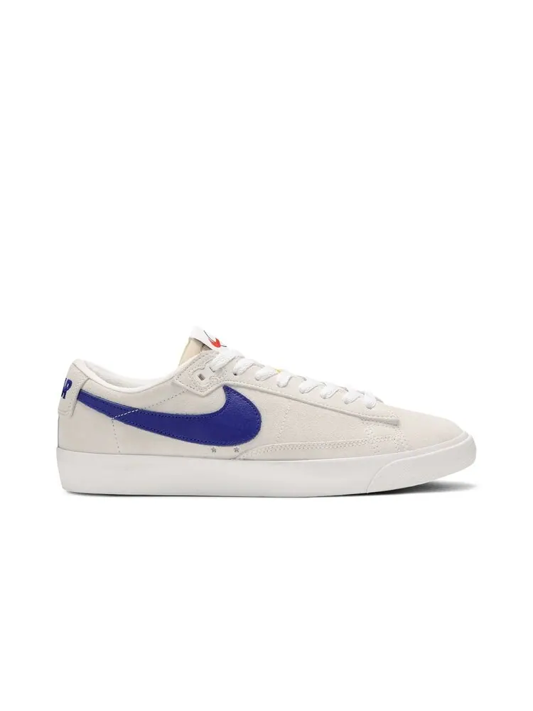 Кроссовки Nike Polar Skate Co x Blazer Low SB QS 'Summit White Deep Royal' — изображение 1 из 4, белый