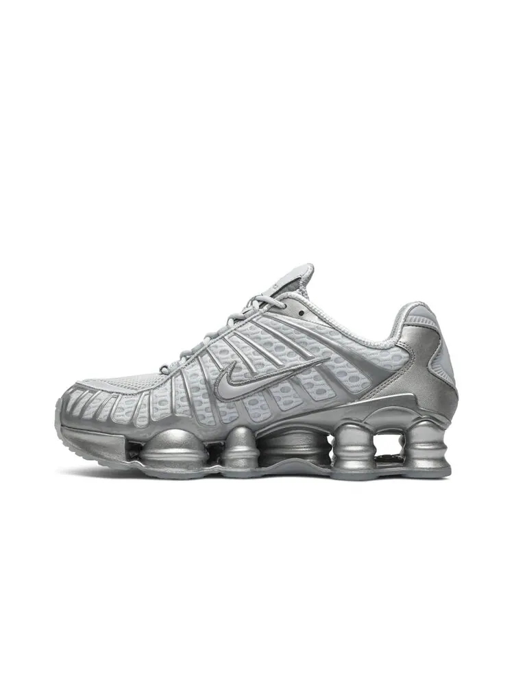 Кроссовки Nike Shox TL 'Platinum Chrome' — изображение 3 из 4, серебряный