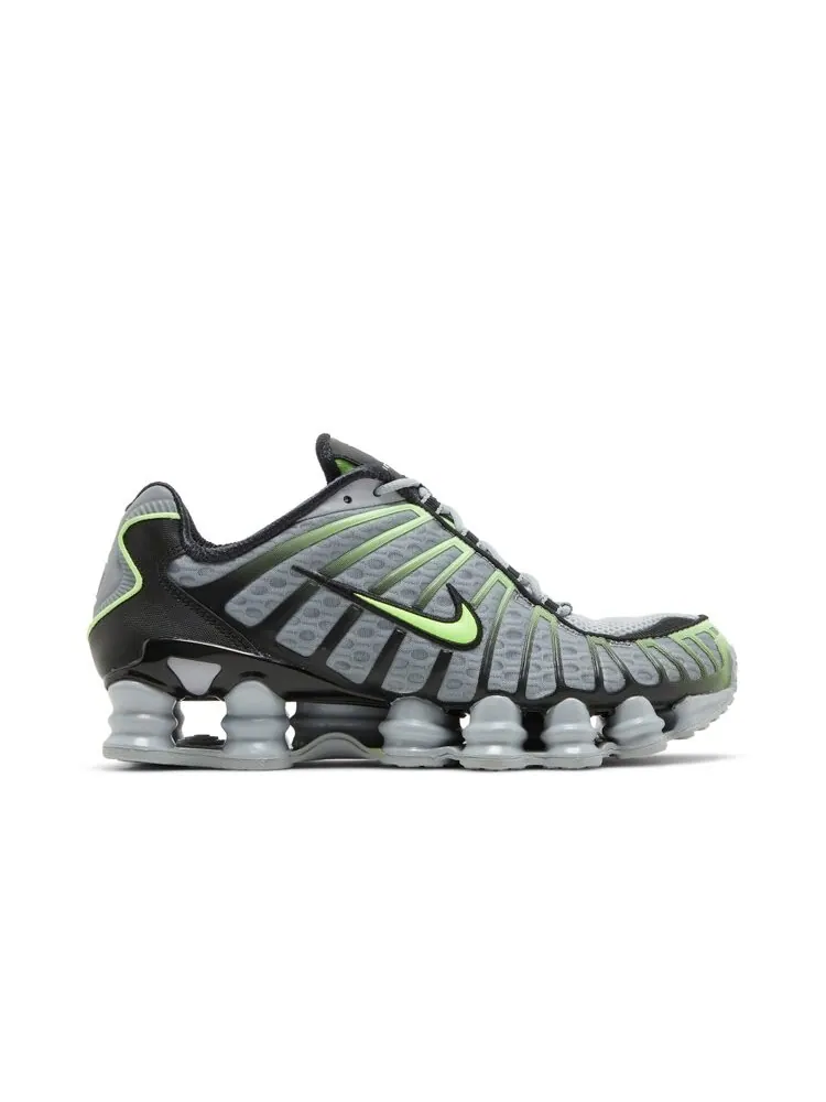 Кроссовки Nike Shox TL 'Wolf Grey Lime' — изображение 1 из 4, серый