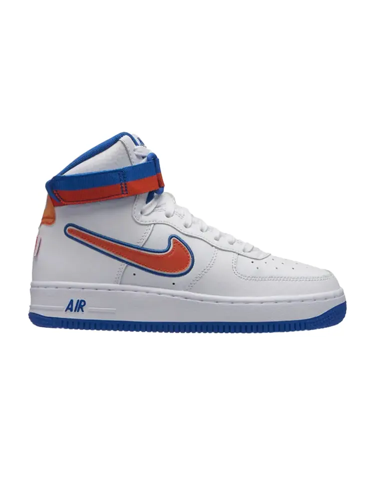 Кроссовки Nike Air Force 1 High LV8 Sports GS 'Knicks' — изображение 1 из 1, белый