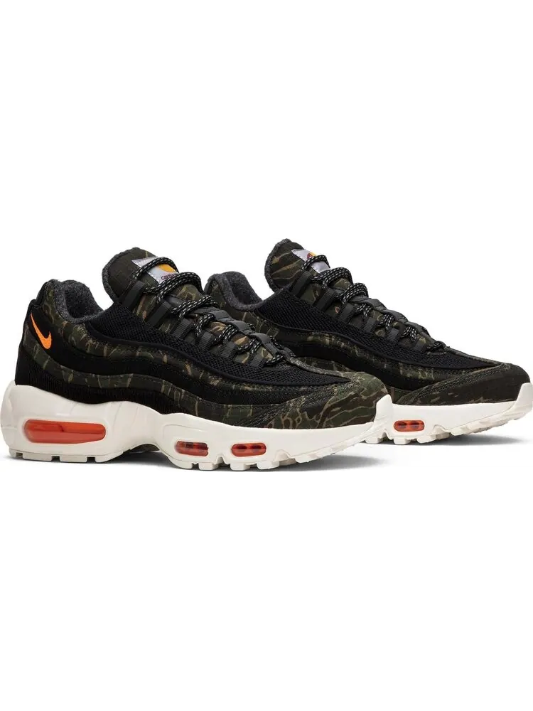 Кроссовки Nike Carhartt WIP x Air Max 95 'Camo' — изображение 8 из 8, зеленый