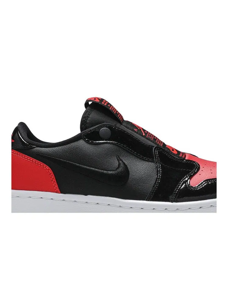 Кроссовки Air Jordan Wmns Air Jordan 1 Low Slip 'Infra-Bred' — изображение 3 из 9, черный/белый