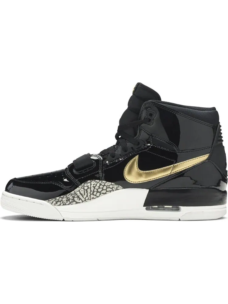 Кроссовки Jordan Legacy 312 Black Gold — изображение 3 из 8, черный