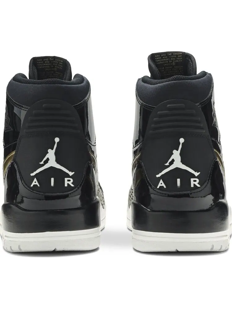 Кроссовки Jordan Legacy 312 Black Gold — изображение 6 из 8, черный