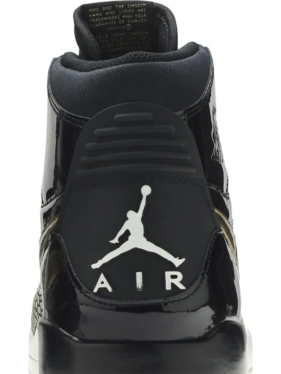 Кроссовки Jordan Legacy 312 Black Gold — изображение 7 из 8, черный