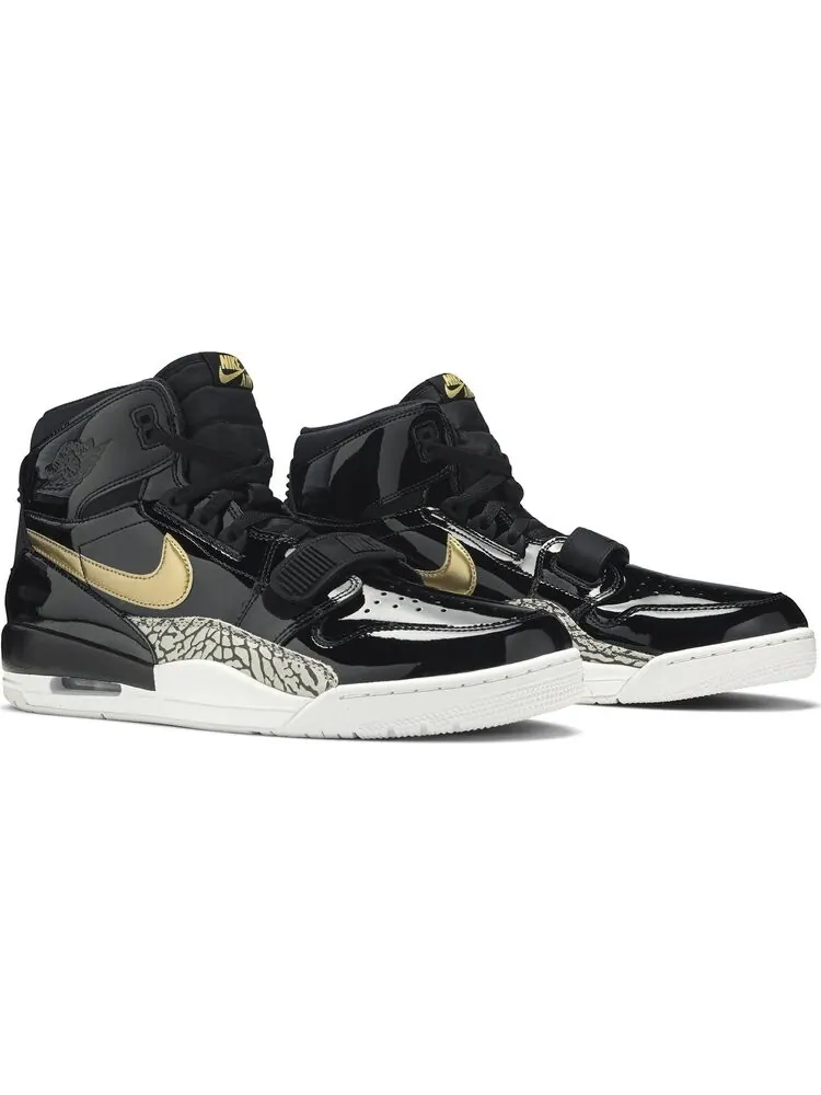 Кроссовки Jordan Legacy 312 Black Gold — изображение 8 из 8, черный