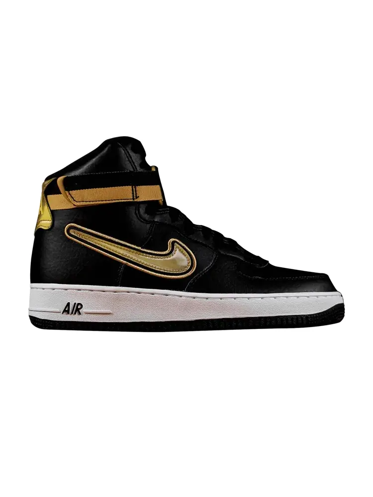 Кроссовки Nike NBA x Air Force 1 High '07 LV8 Sport 'Metallic Gold' — изображение 1 из 1, черный