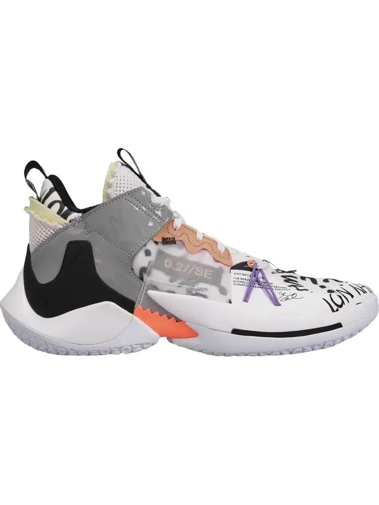 Кроссовки Jordan Why Not Zer0.2 SE PF Orange Pulse — изображение 1 из 1, белый