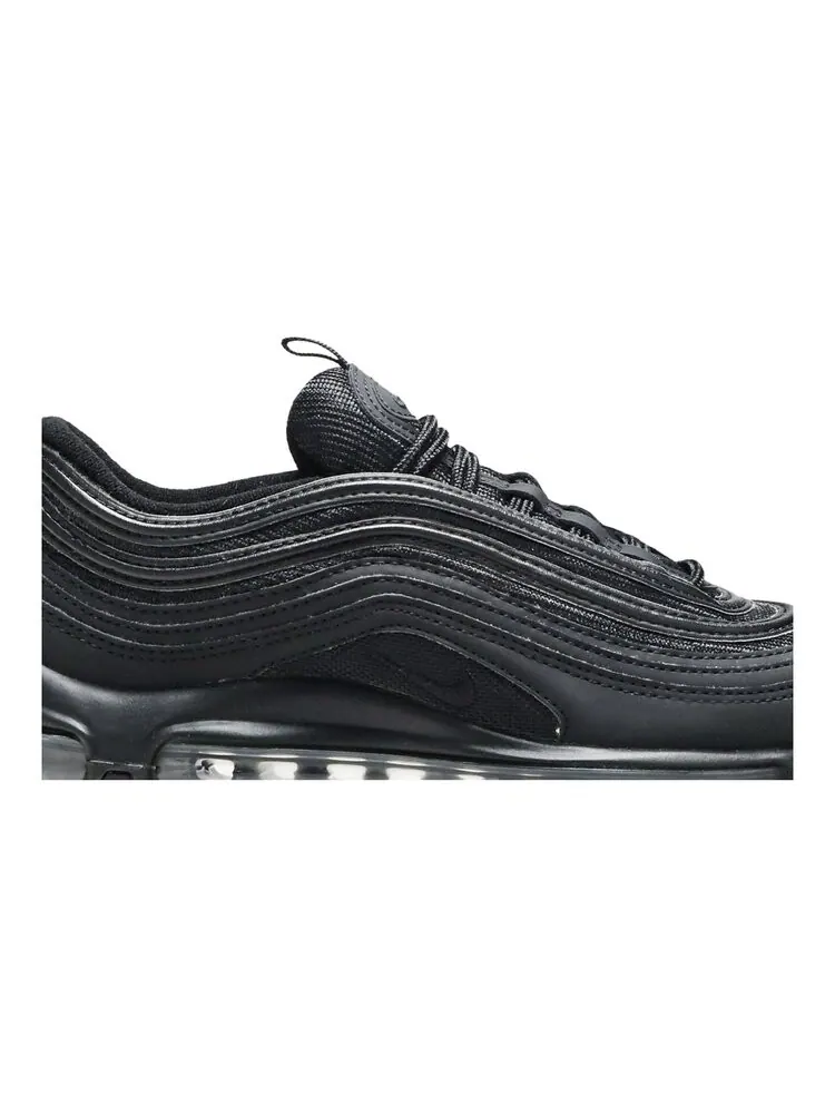 Кроссовки Nike Air Max 97 OG BG 'Triple Black' — изображение 2 из 4, черный
