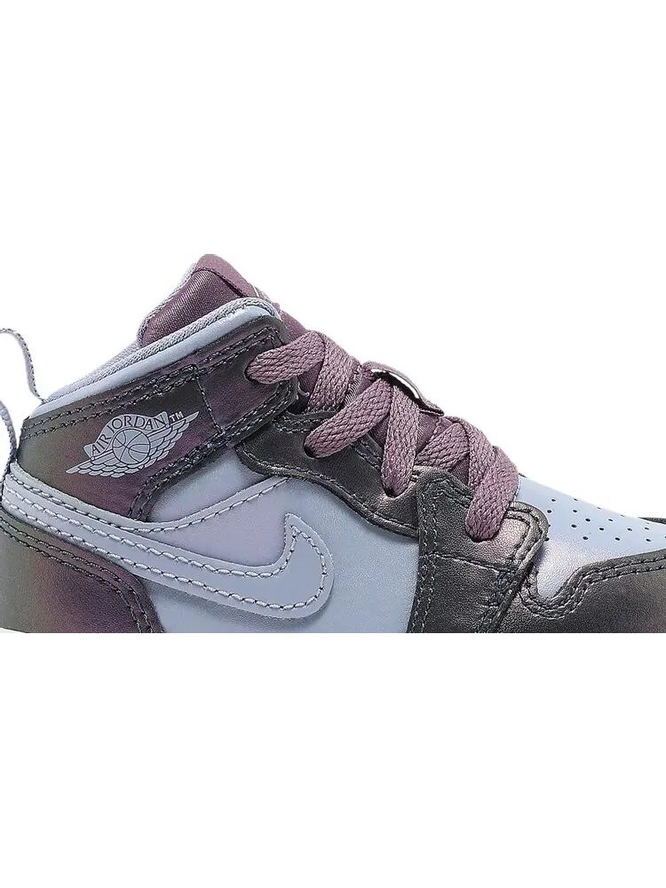 Кроссовки Air Jordan 1 Mid SE TD Monsoon Purple Rise — изображение 2 из 8, фиолетовый