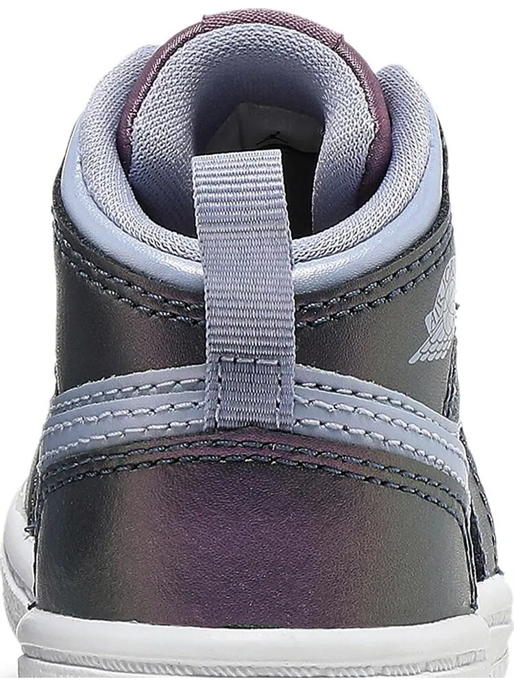 Кроссовки Air Jordan 1 Mid SE TD Monsoon Purple Rise — изображение 7 из 8, фиолетовый