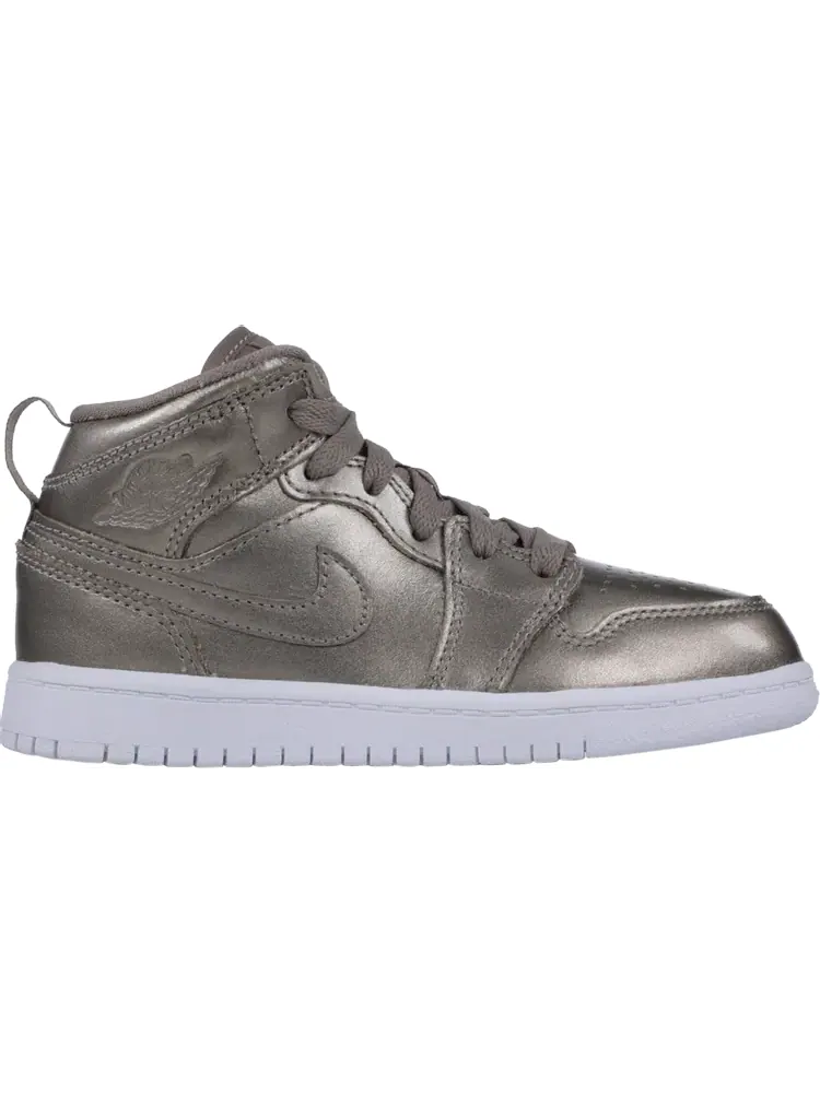 Кроссовки Air Jordan 1 Mid SE PS Sepia Stone — изображение 1 из 1, серый