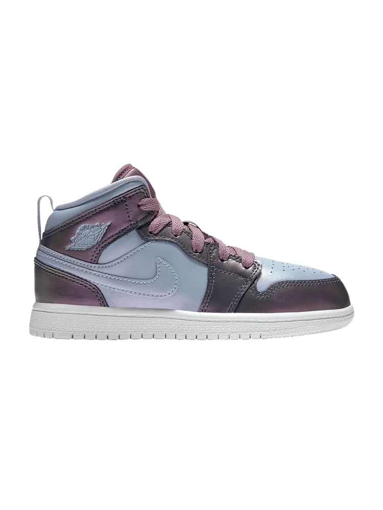 Кроссовки Air Jordan Air Jordan 1 Mid SE PS 'Monsoon Purple Rise' — изображение 1 из 1, синий/фиолетовый