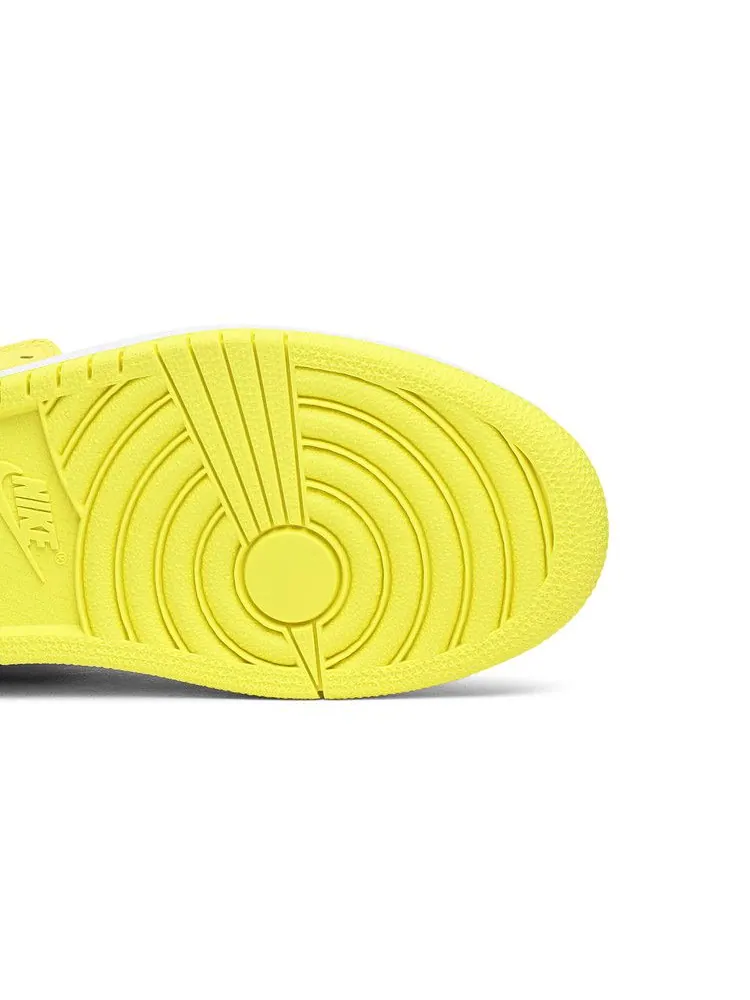 Кроссовки Air Jordan Air Jordan 1 Mid SE PS 'Rose Patch - Dynamic Yellow' — изображение 6 из 9, желтый/белый/черный