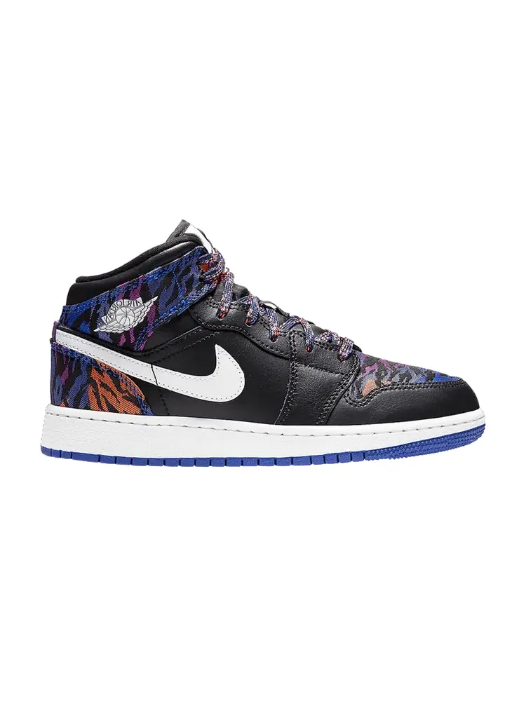 Кроссовки Air Jordan Air Jordan 1 Mid SE GS 'Tiger Stripe' — изображение 1 из 1